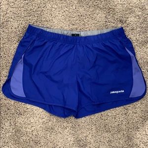 Patagonia Blue Running Shorts S